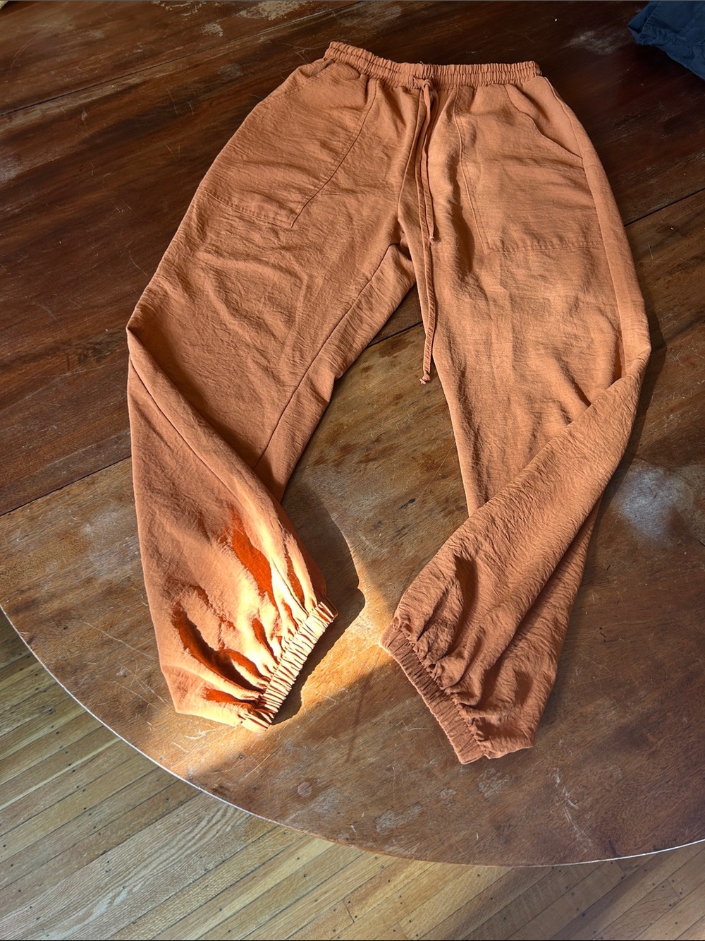 Active USA Women's Terracotta Drawstring Joggers